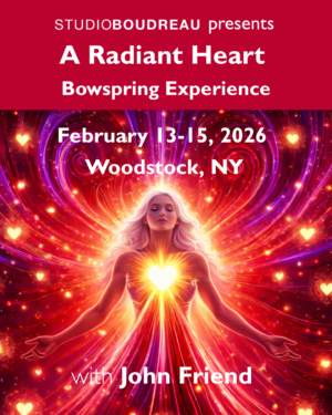 Woodstock, NY - Feb. 13-15, 2026 -- Radiant Heart Intensive with John Friend -- curated by Studio Boudreau