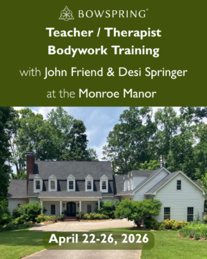 The Manor -- Monroe, GA -- April 22-26, 2026 -- Teacher / Therapist Retreat with John Friend & Desi Springer